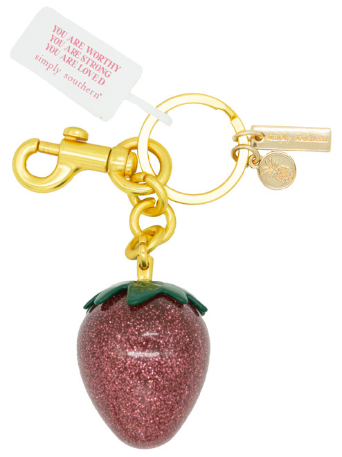 0225-BAG-CHARM-CUTE-STRWBRRY